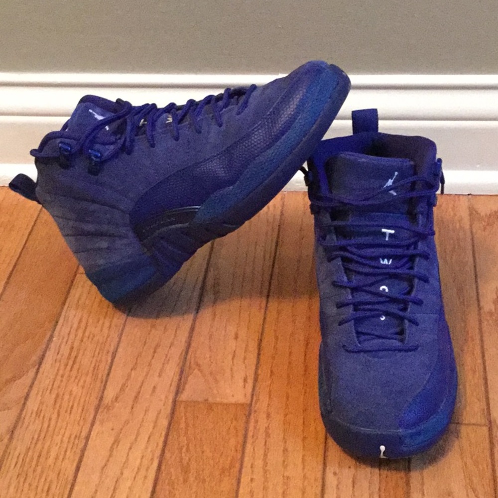 Air Jordan 12 Retro “Blue Suede” Basketball Shoes